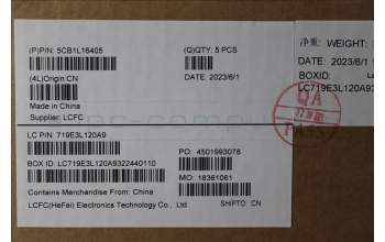 Lenovo 5CB1L16405 COVER Upper Case ASM_UKE L82XQ AB NBL