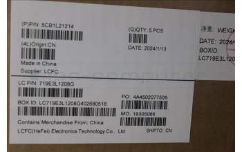 Lenovo 5CB1L21214 COVER Upper Case ASM_SWS L82XQ ABFP BL