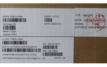 Lenovo 5CB1L27545 C-Cover with keyboard,German,Arctic Grey,Non_Backlight