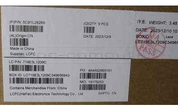 Lenovo 5CB1L28269 COVER Upper Case ASM_SPA L82XQ FB BL