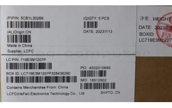 Lenovo 5CB1L30269 COVER Upper Case ASM_NORDIC L82XNNFPAGBL