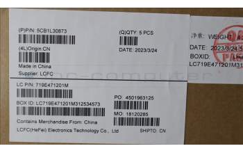 Lenovo 5CB1L30873 COVER Upper Case ASM_KOR L82WK ONGY RGB