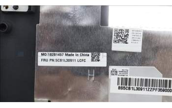 Lenovo 5CB1L30911 COVER Upper Case ASM_SPA L82WK ONGY WH
