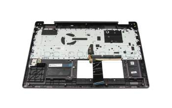 5CB1L31845 teclado incl. topcase original Lenovo DE (alemán) gris/canaso con retroiluminacion