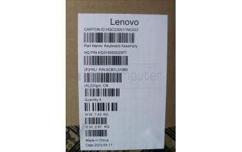 Lenovo 5CB1L31880 C-Abdeckung mit Tastatur, Portugiesisch, sturmgrau, Ohne_Fingerabdruckscanner