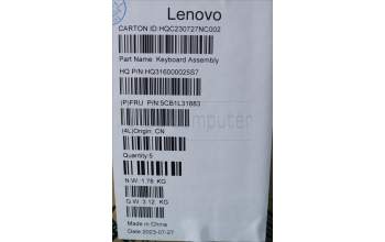 Lenovo 5CB1L31883 COVER Upper Case ASM_SPA H 82YN NFP STGY