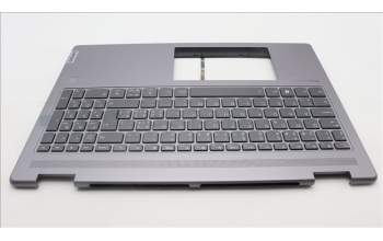 Lenovo 5CB1L31916 C-Abdeckung mit Tastatur, Schweiz, Arktisgrau, Fingerabdruck