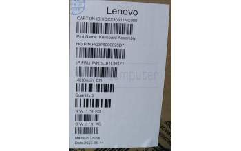 Lenovo 5CB1L39171 COVER Upper Case ASM_SPA H 82YN NFP ARGY
