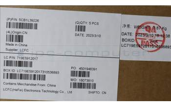 Lenovo 5CB1L39226 COVER Upper CaseASM_CZE/SLKL82WRRGBWTWOL