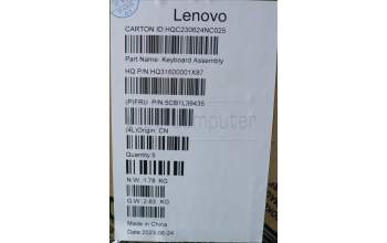Lenovo 5CB1L39435 COVER Upper Case ASM_JPN H 82Y7 STGYNPS