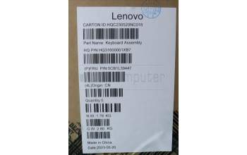 Lenovo 5CB1L39447 COVER Upper Case ASM_NORDIC H 82Y7SGNPS