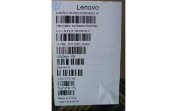 Lenovo 5CB1L39451 COVER Upper Case ASM_POR H 82Y7STGYNPS