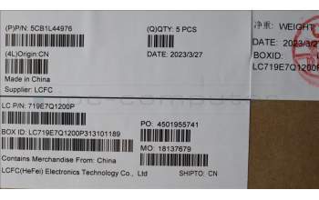 Lenovo 5CB1L44976 C-Abdeckung mit Tastatur, Russisch, Arktisgrau