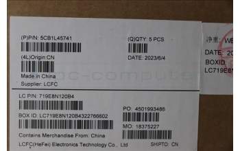 Lenovo 5CB1L45741 COVER Upper Case ASM_UKE L82X7 AG BL
