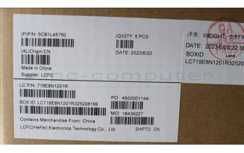 Lenovo 5CB1L45750 COVER Upper Case ASM_POR L82X7 AG NBL