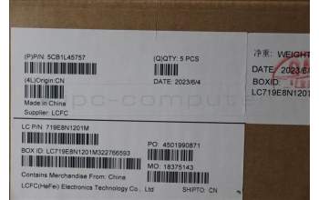 Lenovo 5CB1L45757 COVER Upper Case ASM_GER L82X7 AG NBL
