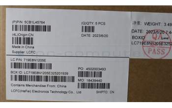 Lenovo 5CB1L45764 COVER Upper Case ASM_BEL L82X7 AG NBL