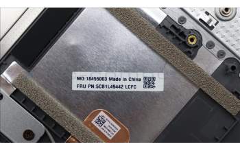 Lenovo 5CB1L49442 COVER Upper Case ASM_RUS L82X6 NFP AGNBL