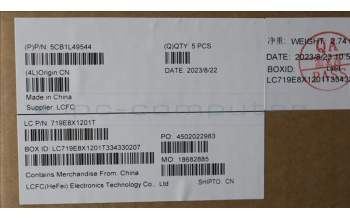 Lenovo 5CB1L49544 COVER Upper Case ASM_LA SPA L83BU SG