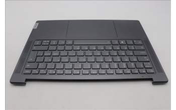 Lenovo 5CB1L50279 C-Abdeckung mit Tastatur, Skandinavien, sturmgrau, Puresight-Logo
