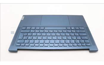 Lenovo 5CB1L50308 C-Abdeckung mit Tastatur, Bulgarisch, aquamarinblau, Ohne Puresight-Logo, GB