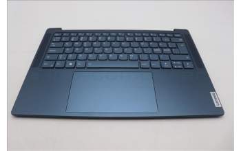 Lenovo 5CB1L50342 C-Abdeckung mit Tastatur, Skandinavien, Aquamarinblau, Ohne Puresight-Logo