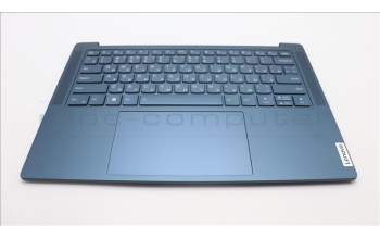 Lenovo 5CB1L50347 C-Abdeckung mit Tastatur, Russisch, Aquamarinblau, Puresight-Logo