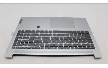 Lenovo 5CB1L50451 C-Abdeckung mit Tastatur, Englisch (GB), Wolkengrau, Hintergrundbeleuchtung, Fingerabdruckleser
