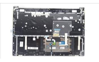Lenovo 5CB1L50495 C-Abdeckung mit Tastatur, Belgisch, wolkengrau, Hintergrundbeleuchtung, Ohne Fingerabdruck, GB