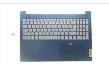 Lenovo 5CB1L50516 C-Abdeckung mit Tastatur, Italienisch, tiefblau, Hintergrundbeleuchtung, Fingerabdruckleser
