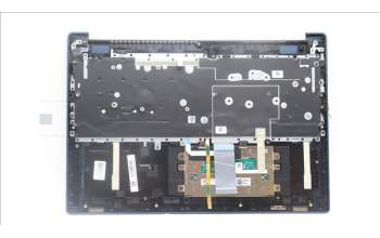 Lenovo 5CB1L50516 C-Abdeckung mit Tastatur, Italienisch, tiefblau, Hintergrundbeleuchtung, Fingerabdruckleser