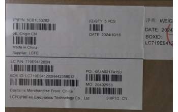 Lenovo 5CB1L53282 COVER Upper Case ASM_BEL L82X8 NFP BL AG