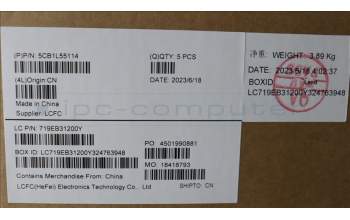 Lenovo 5CB1L55114 COVER Upper Case ASM_CZE/SLK_STGY L83BY