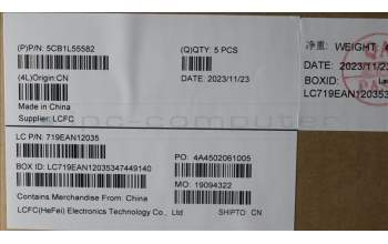 Lenovo 5CB1L55582 COVER Upper Case ASM_HBW L82X9 AGFP