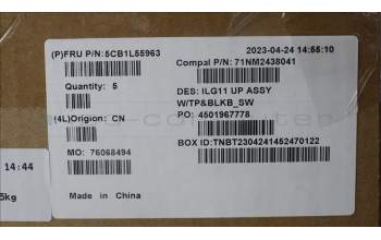 Lenovo 5CB1L55963 COVER Upper Case ASM_SWS C 82XW BL