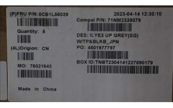 Lenovo 5CB1L56039 COVER Upper Case ASM_JPN C 82YA SGBL