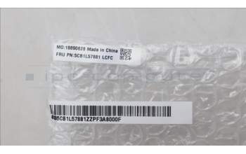 Lenovo 5CB1L57881 COVER KP6B0_B_COVER_NON_CAMERA_ASSY