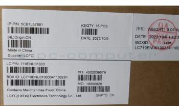 Lenovo 5CB1L57881 COVER KP6B0_B_COVER_NON_CAMERA_ASSY