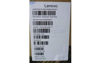 Lenovo 5CB1L60177 COVER Upper Case ASM_FRA_H 82X3 NFPSTGY