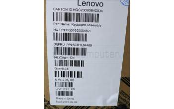 Lenovo 5CB1L64469 COVER Upper Case ASM_FRA_H 82X3 NFPMIGY