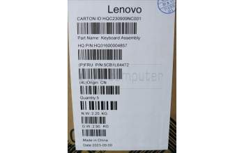 Lenovo 5CB1L64472 COVER Upper Case ASM_GER_H 82X3 NFPMIGY
