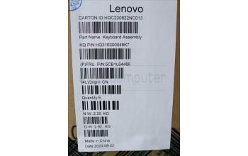 Lenovo 5CB1L64486 COVER Upper Case ASM_SPA_H 82X3 NFPMIGY
