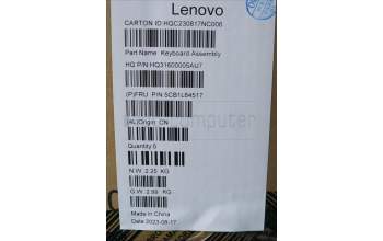 Lenovo 5CB1L64517 COVER Upper Case ASM_SLV_H 82X3 FPMIGY