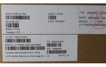 Lenovo 5CB1L67768 COVER Upper Case ASM_ARA L83A1 TEX
