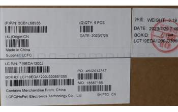 Lenovo 5CB1L68936 COVER Upper Case ASM_CZE/SLK L21J8FPSGBL