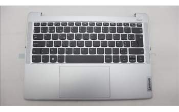 Lenovo 5CB1L69703 C-Abdeckung mit Tastatur, Belgisch, wolkengrau, Ohne Hintergrundbeleuchtung, Ohne Fingerabdruck, GB