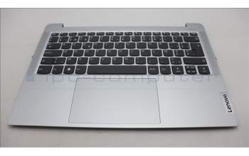 Lenovo 5CB1L69703 C-Abdeckung mit Tastatur, Belgisch, wolkengrau, Ohne Hintergrundbeleuchtung, Ohne Fingerabdruck, GB