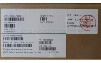 Lenovo 5CB1L74842 COVER Upper Case ASM_GER L83A2 FP I/G