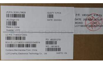 Lenovo 5CB1L79629 COVER Upper Case ASM_GER L83A2 NFP I/G