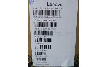 Lenovo 5CB1L80157 C-Cover with keyboard, German, Tidal Teal, UK